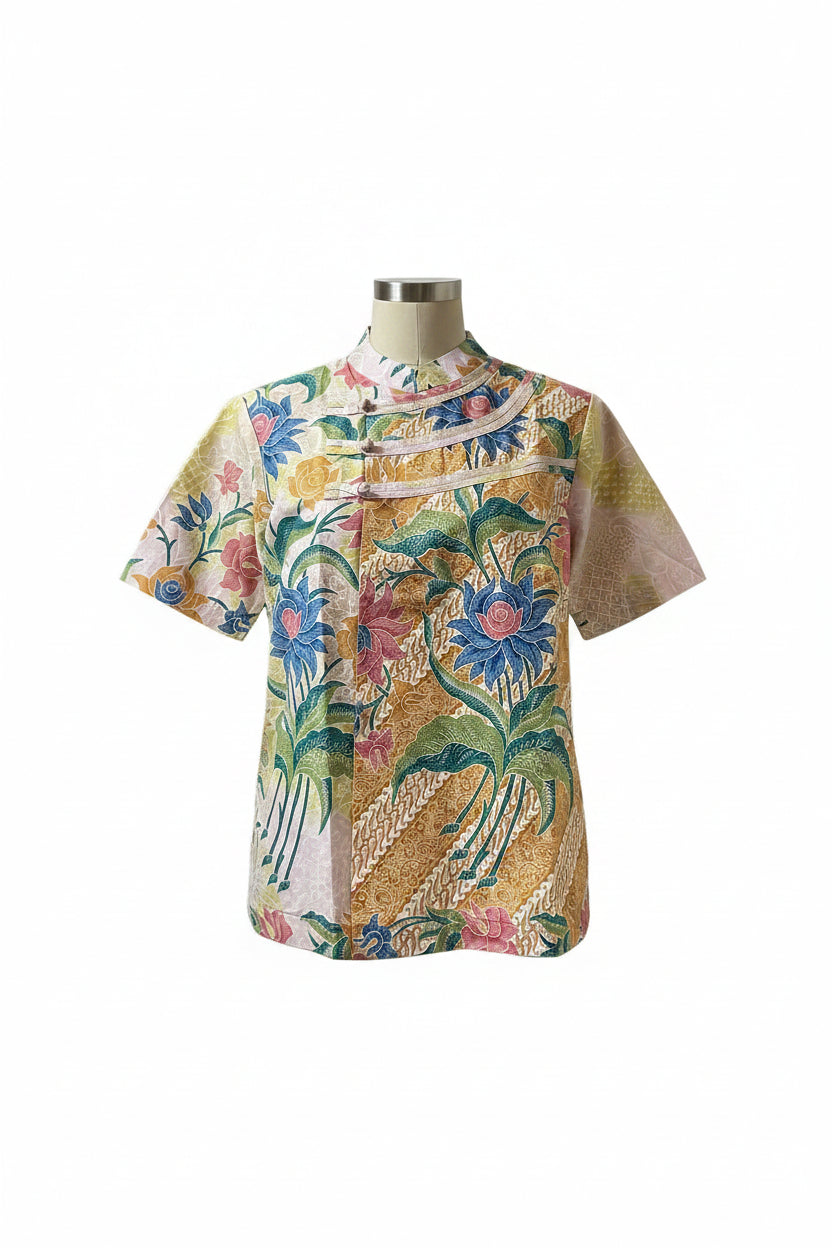 Ladies Batik Top LBT-XXL-YELLOW-N11111001