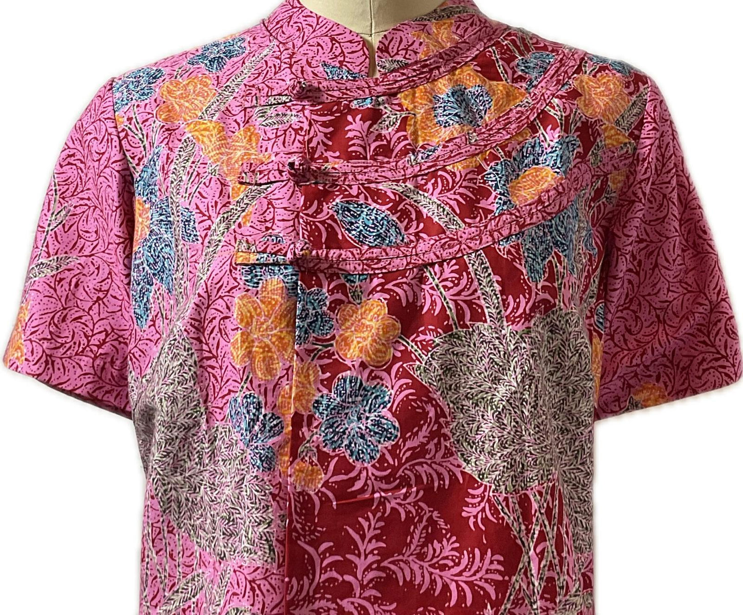 Ladies Batik Top LBT-XL-PINK-N1111001