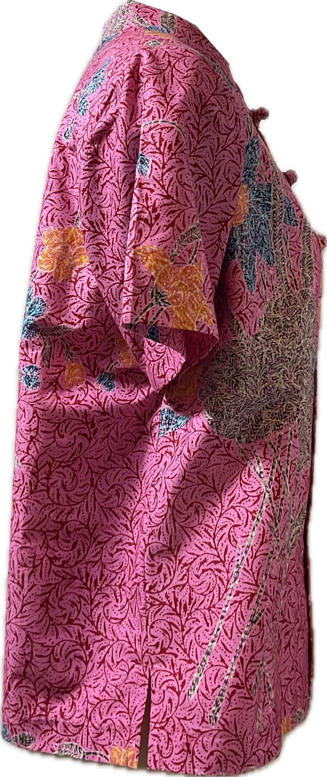 Ladies Batik Top LBT-XL-PINK-N1111001