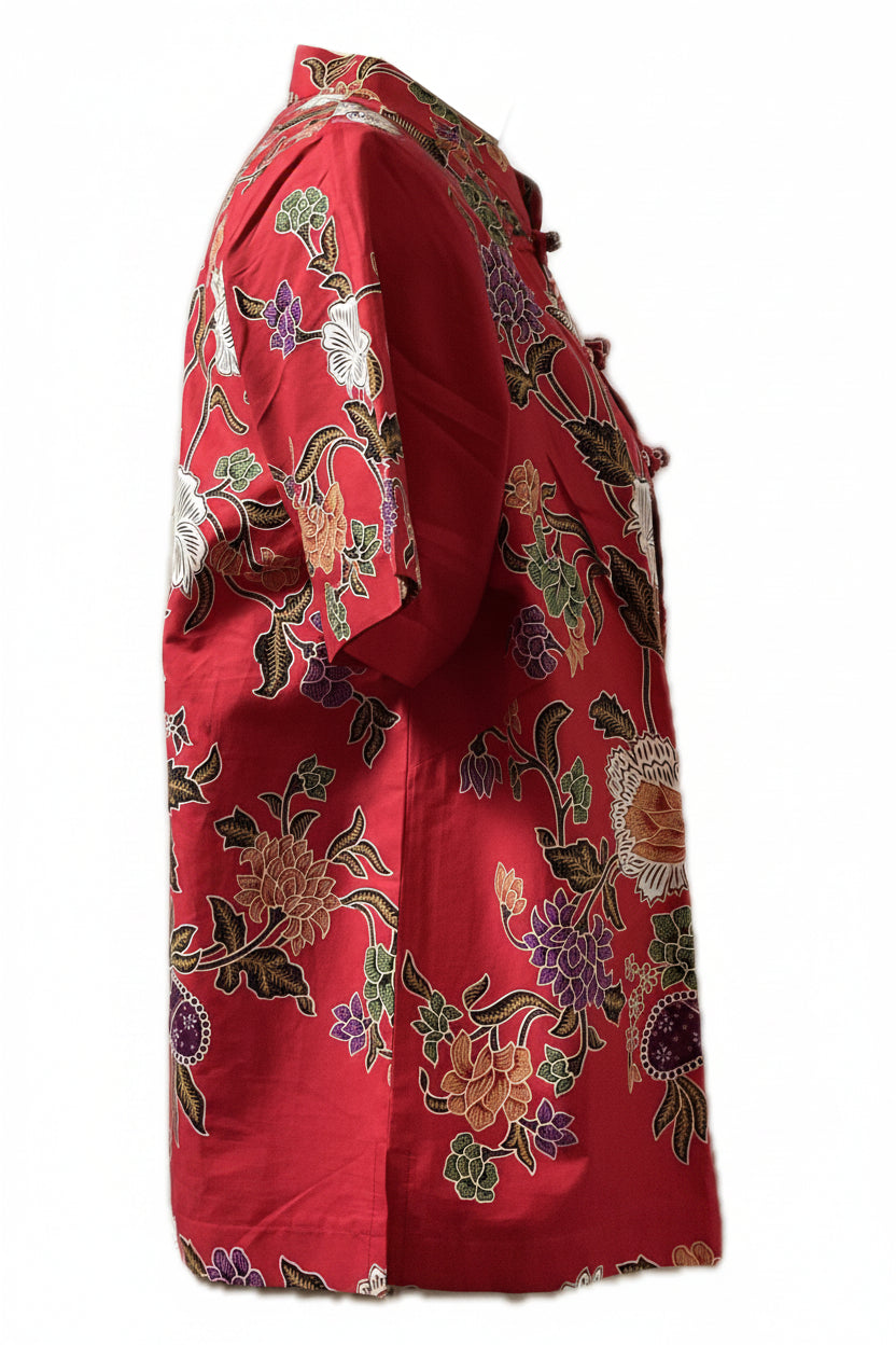 Ladies Batik Top LBT-XL-RED-N1111002