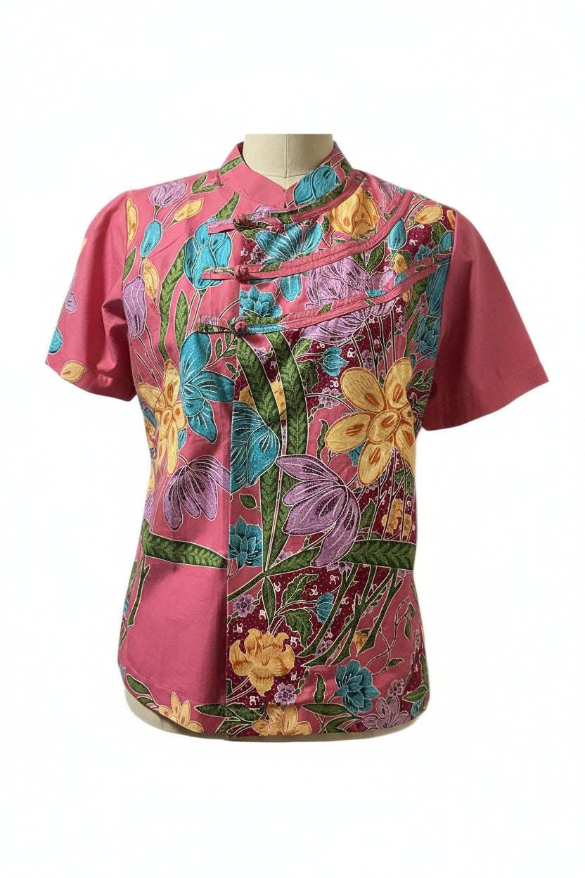 Ladies Batik Top LBT-XL-PEACH-N1111003