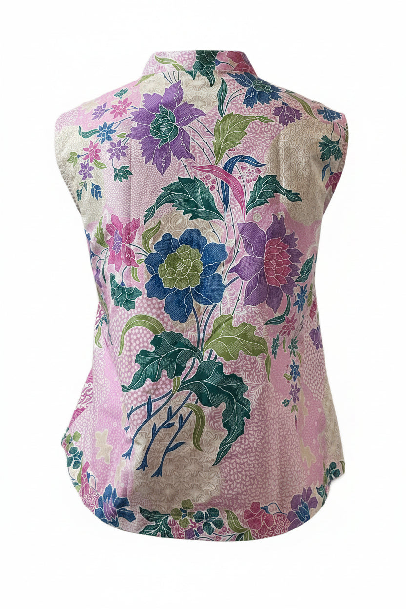 Ladies Batik Top LBT-XL-PINK-O1111001