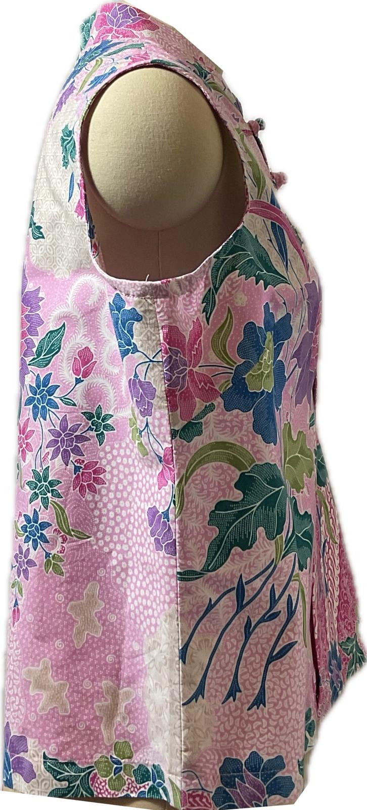 Ladies Batik Top LBT-XL-PINK-O1111001