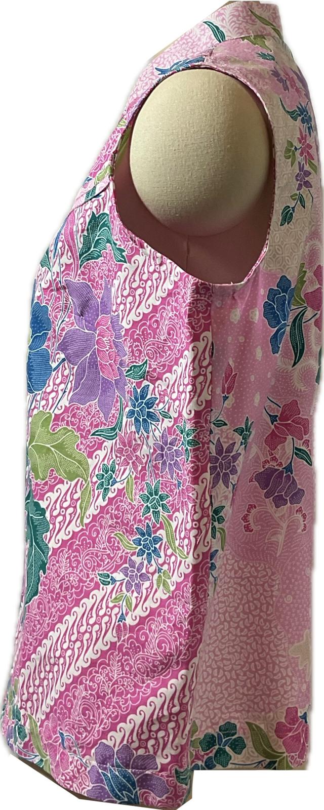 Ladies Batik Top LBT-XL-PINK-O1111001