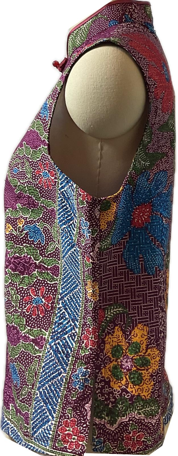 Ladies Batik Top LBT-XL-PURPLE-P1111002