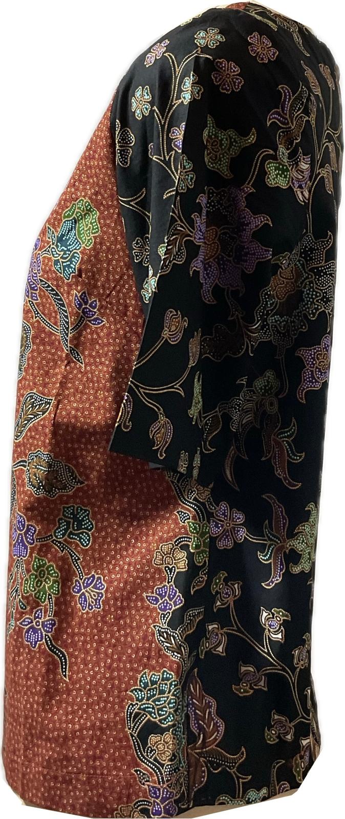Ladies Batik Top LBT-L-BLACK-Q111002