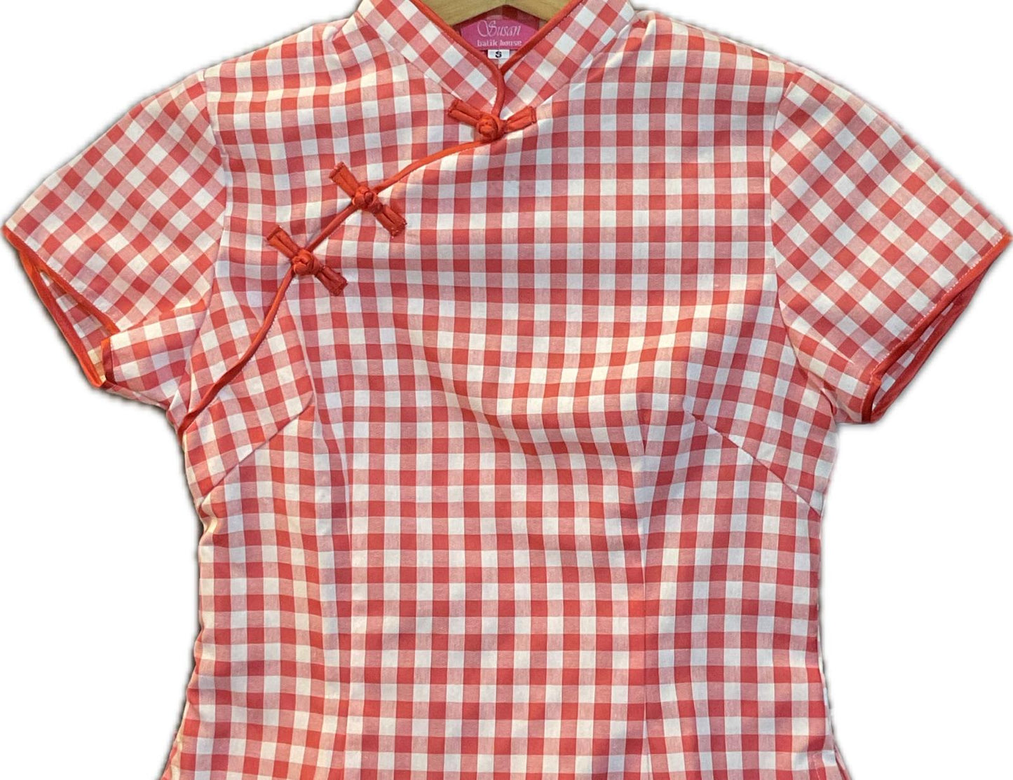 Ladies Batik Top LBT-M-RED-R11001