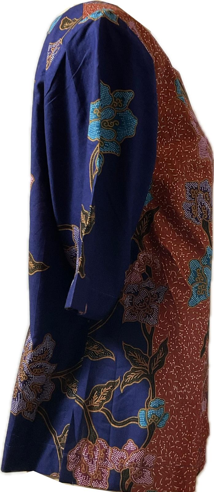 Ladies Batik Top LBT-XXL-BLUE-Q11111002