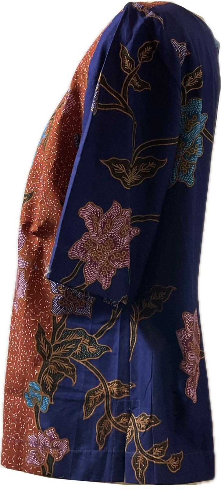 Ladies Batik Top LBT-XXL-BLUE-Q11111002