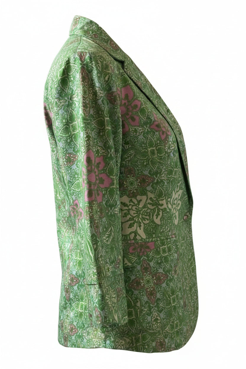 Ladies Batik Top LBT-XL-GREEN-U1111001
