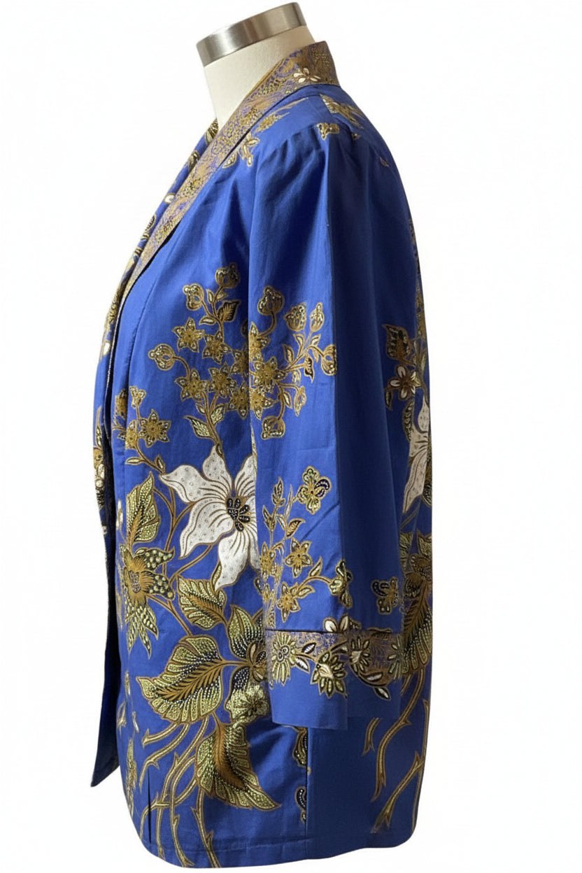 Ladies Batik Top LBT-XXXL-BLUE-U11111001