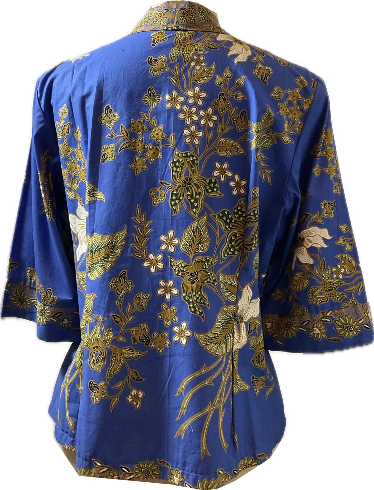 Ladies Batik Top LBT-XXXL-BLUE-U11111001