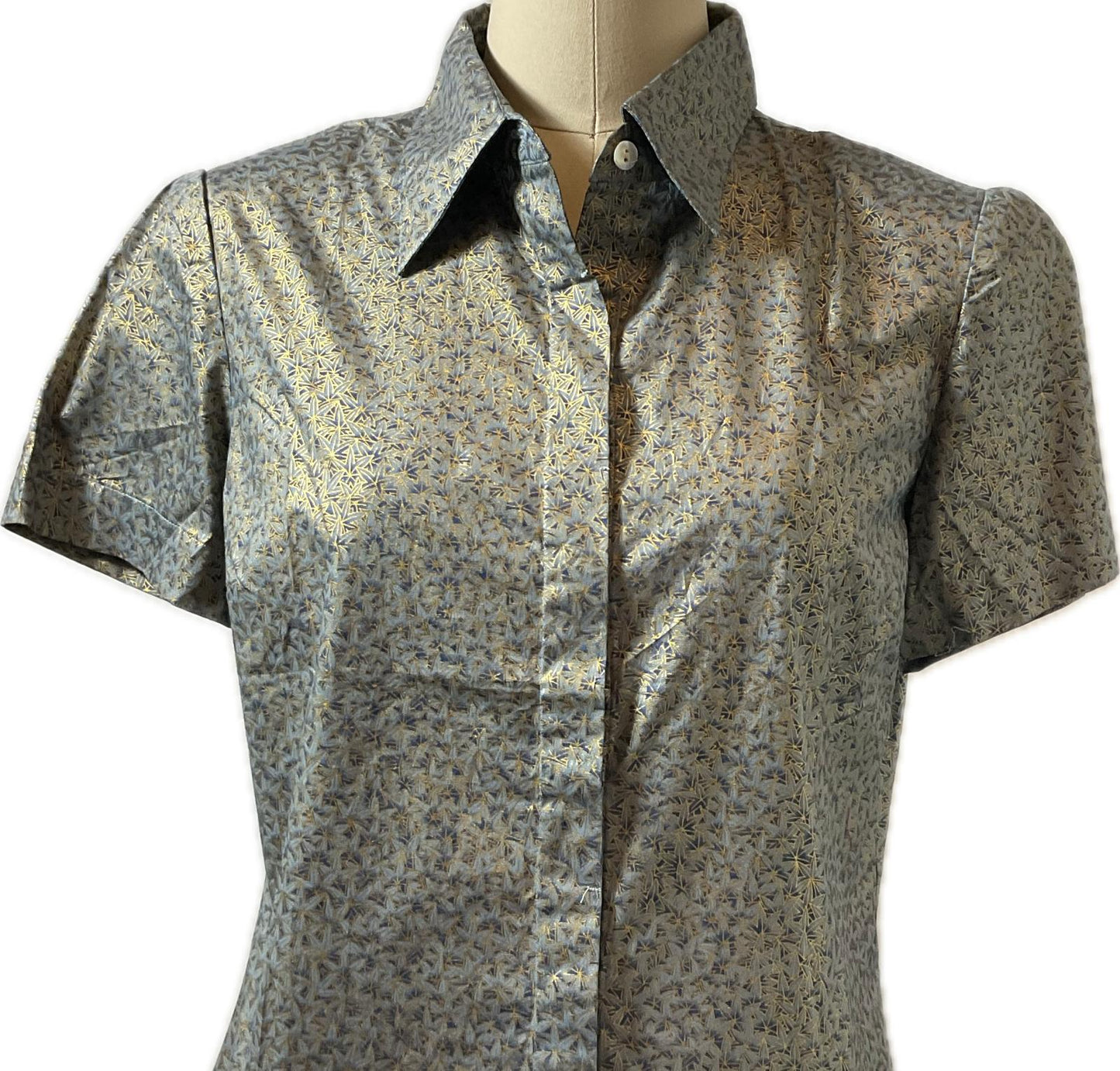 Ladies Batik Top LBT-XL-BLUE-AC1111001