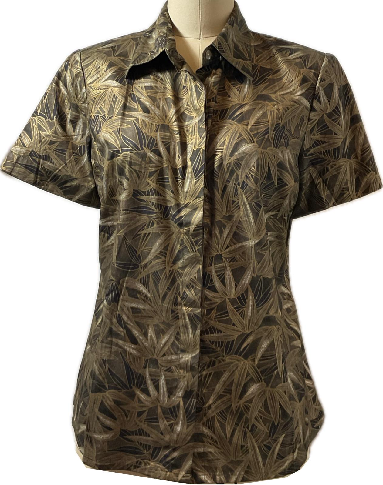 Ladies Batik Top LBT-S-GREEN-AC1002