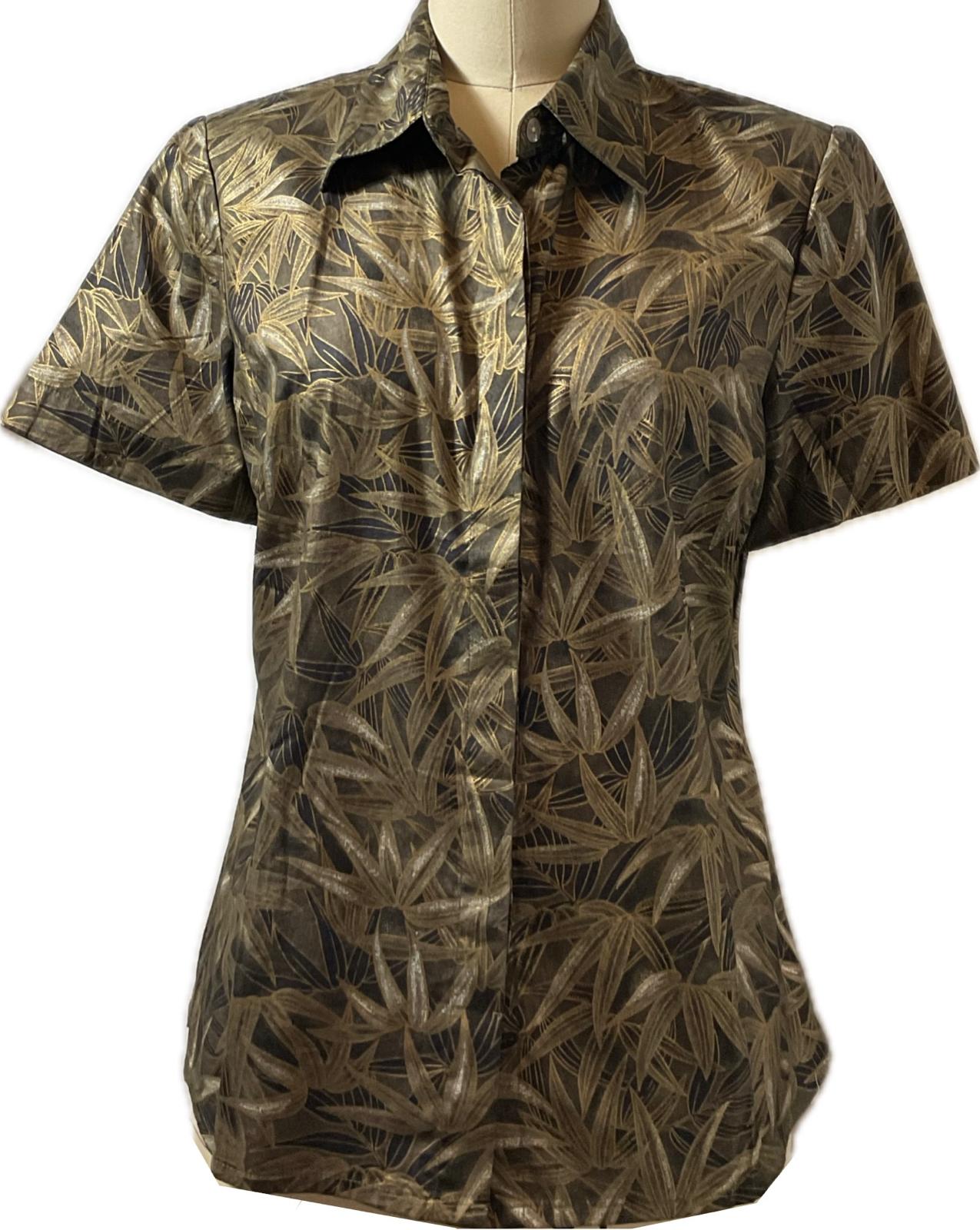 Ladies Batik Top LBT-L-GREEN-AC111002