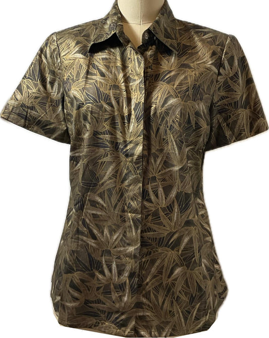 Ladies Batik Top LBT-M-GREEN-AC11002