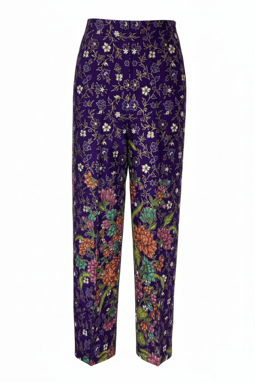 Ladies Batik Top LBT-M-PURPLE-AD11001