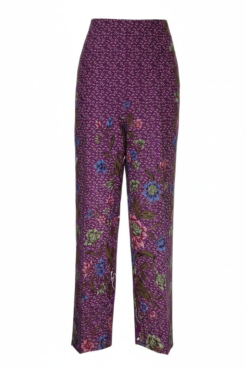 Ladies Batik Top LBT-L-PURPLE-AD111001
