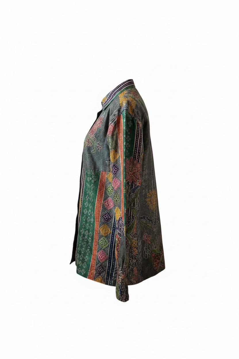 Mens Batik Top MBT-L-GREY-22018