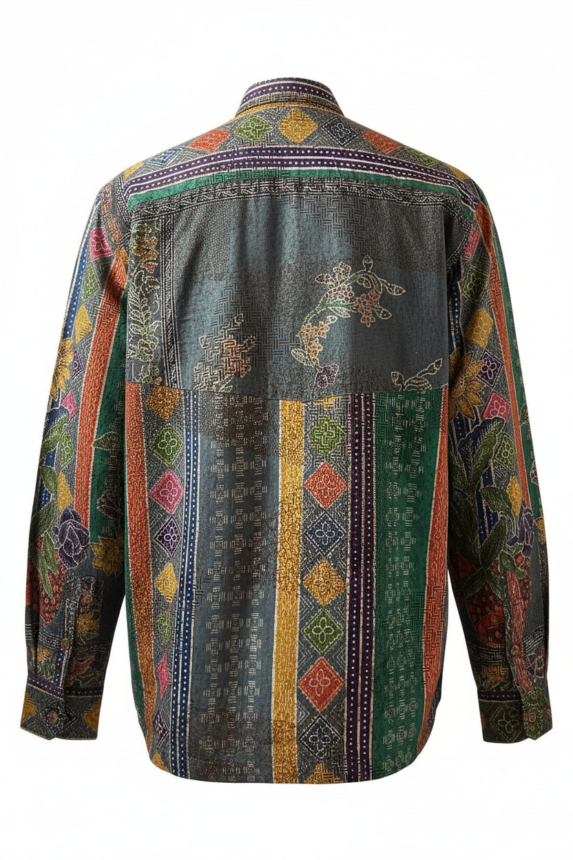 Mens Batik Top MBT-L-GREY-22018
