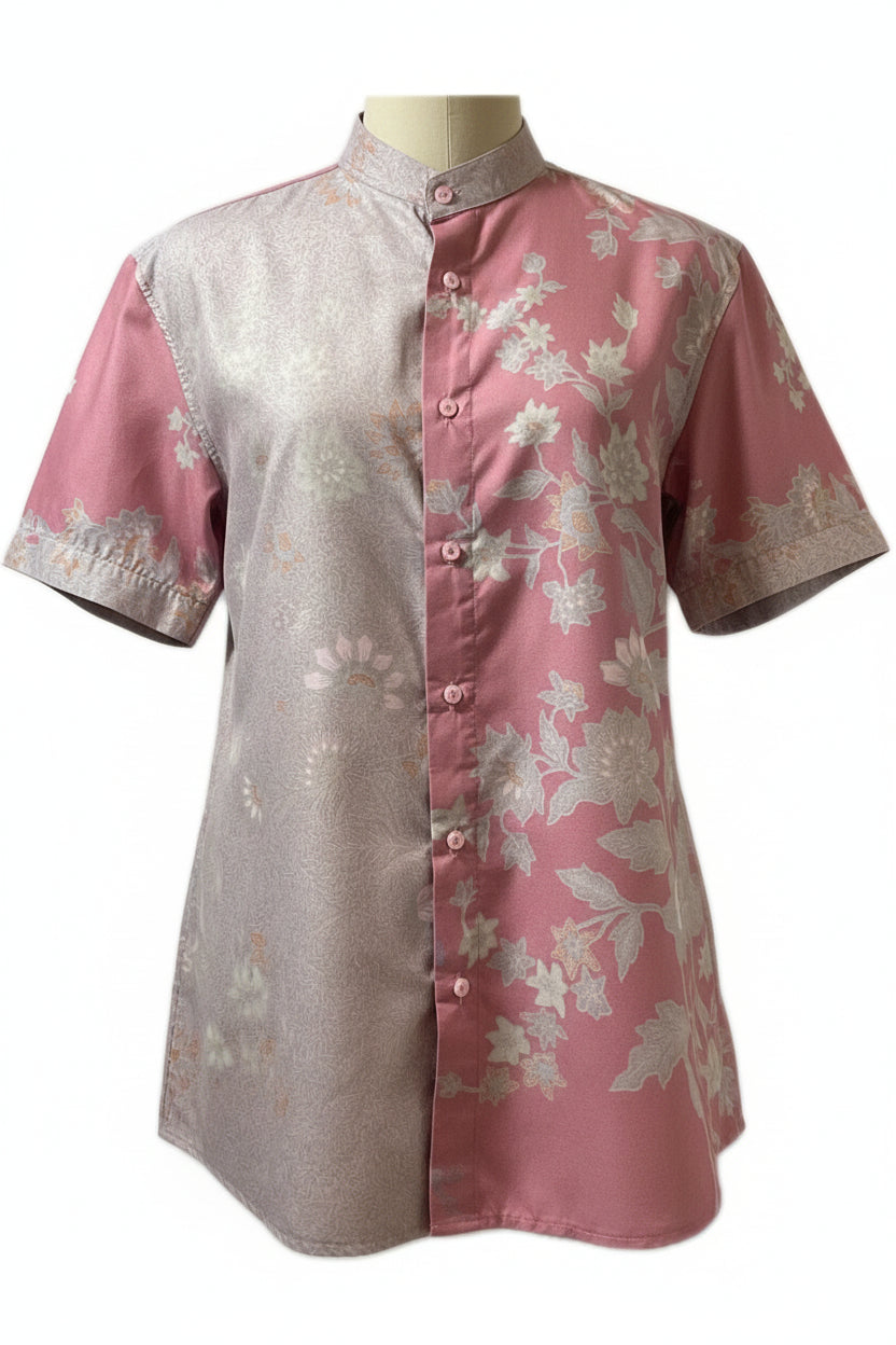 Mens Batik Top MBT-L-PEACH-22016
