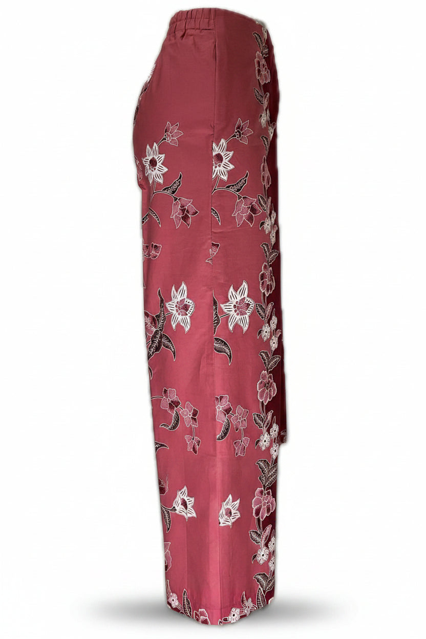 Ladies Batik Pants LBP-S-PEACH-5001