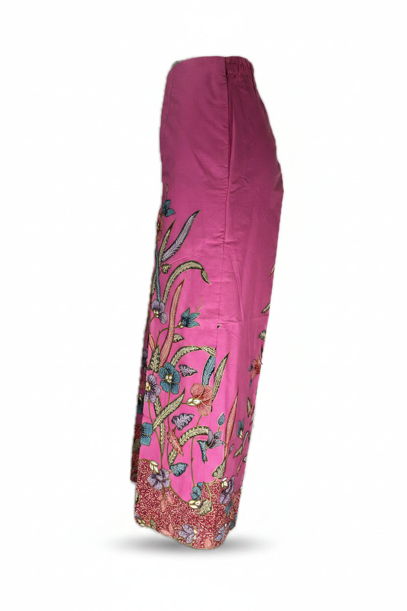 Ladies Batik Pants LBP-S-PINK-5003