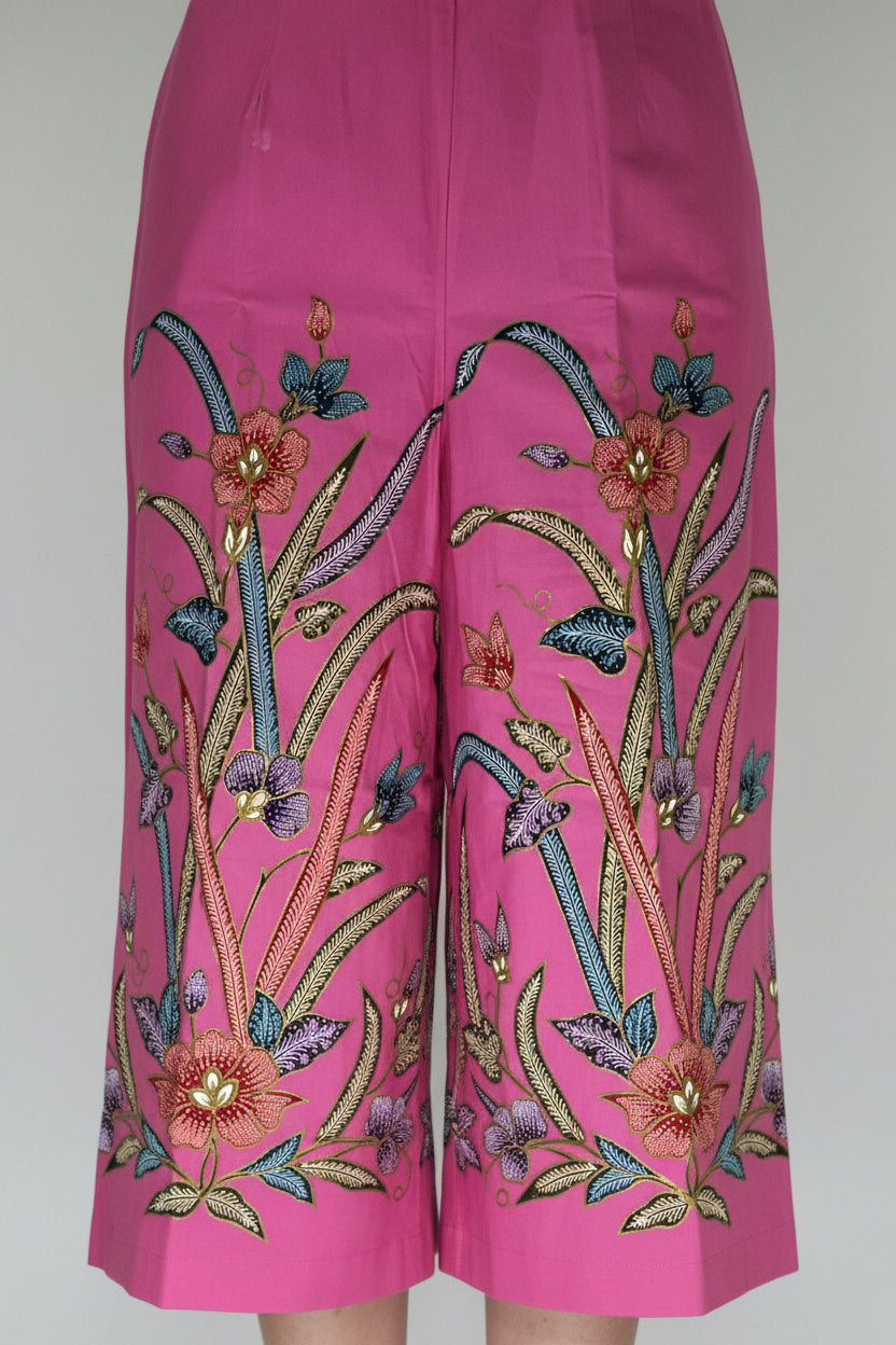 Ladies Batik Pants LBP-S-PINK-5003