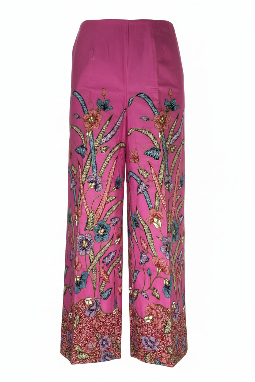 Ladies Batik Pants LBP-S-PINK-5003