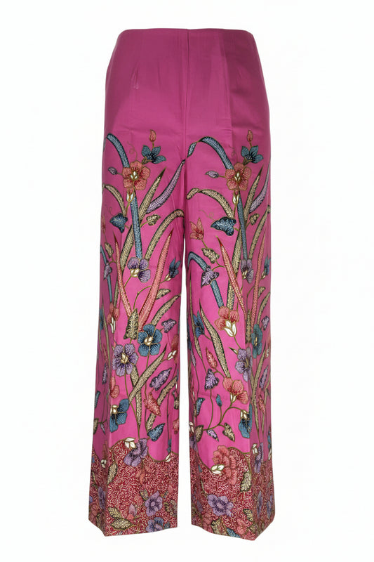 Ladies Batik Pants LBP-S-PINK-5003