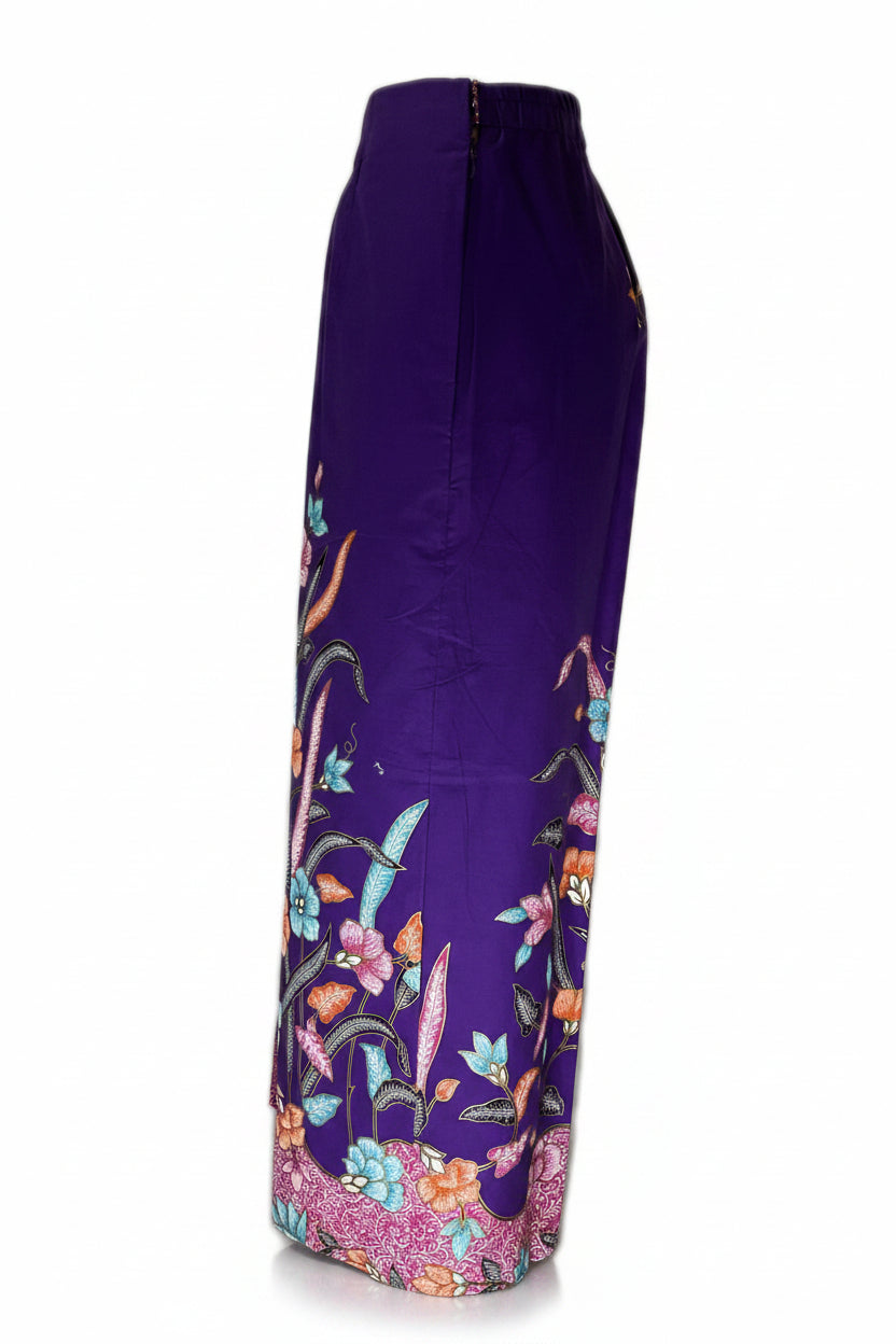 Ladies Batik Pants LBP-L-PURPLE-555002