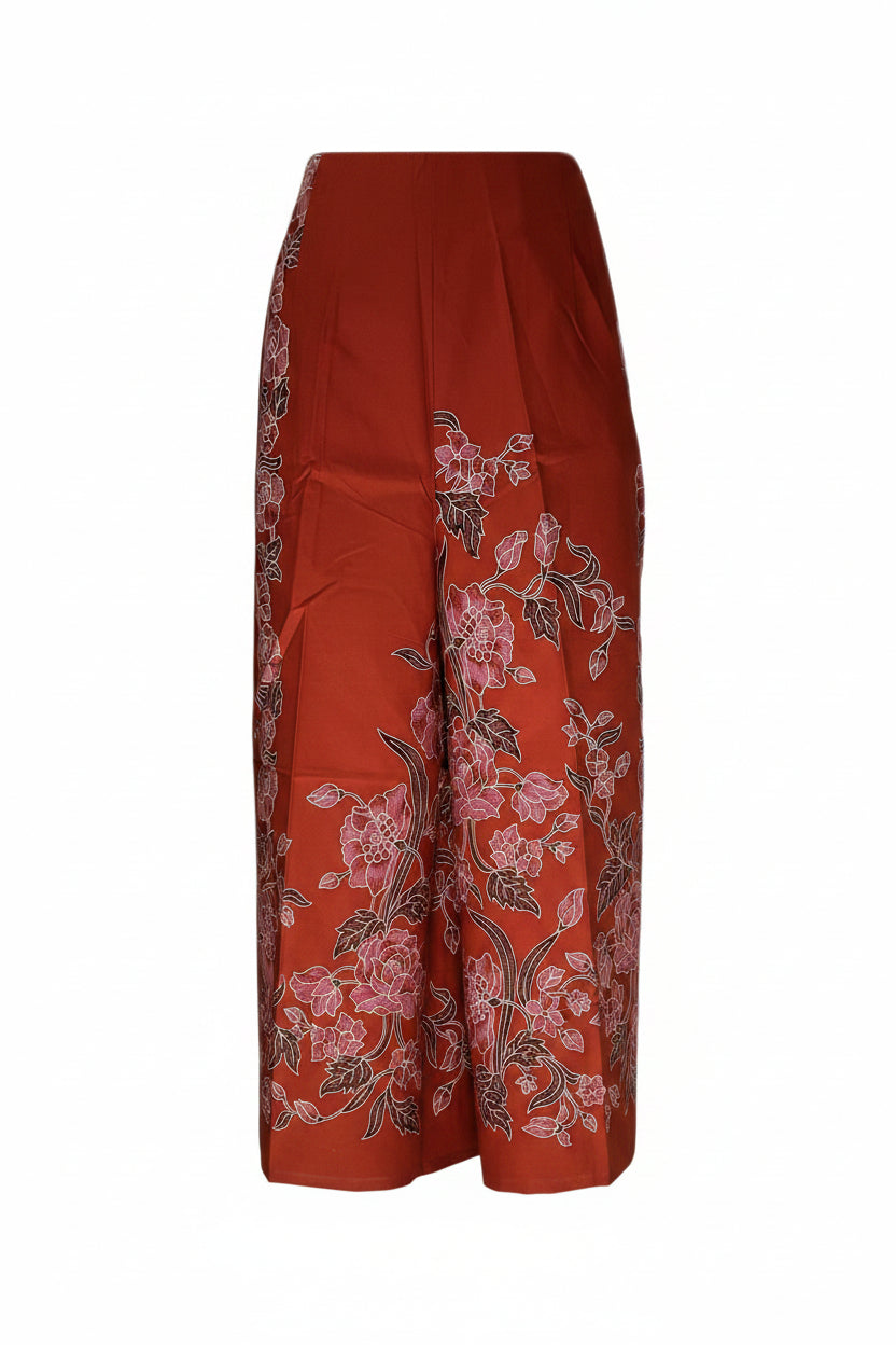 Ladies Batik Pants LBP-L-RED-555004