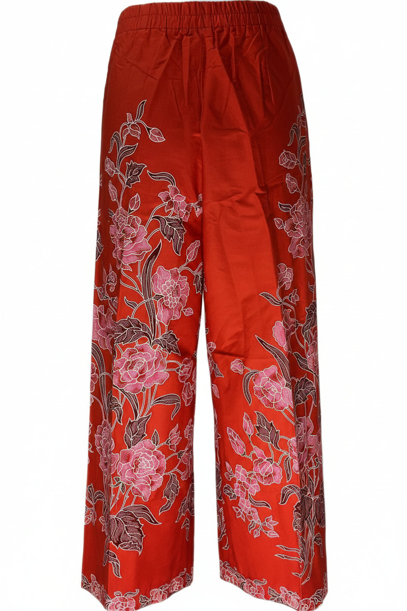 Ladies Batik Pants LBP-L-RED-555004