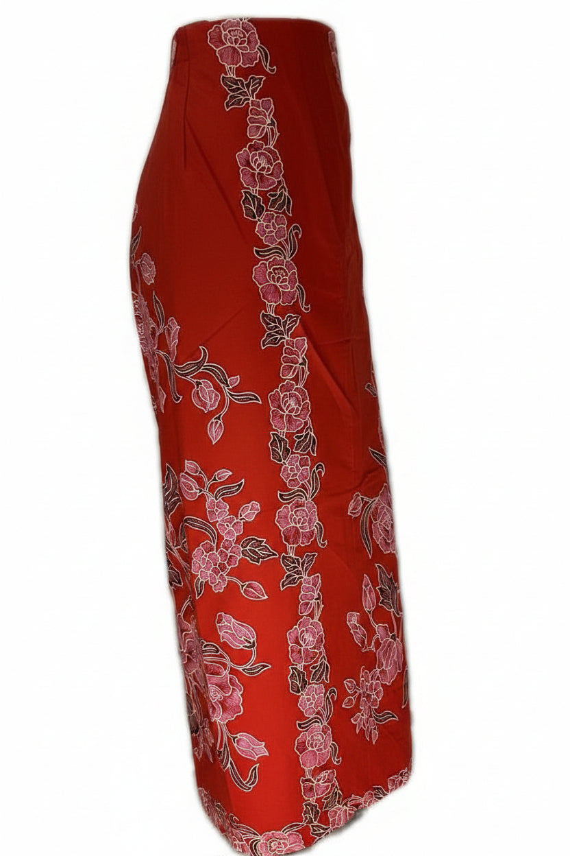 Ladies Batik Pants LBP-L-RED-555004