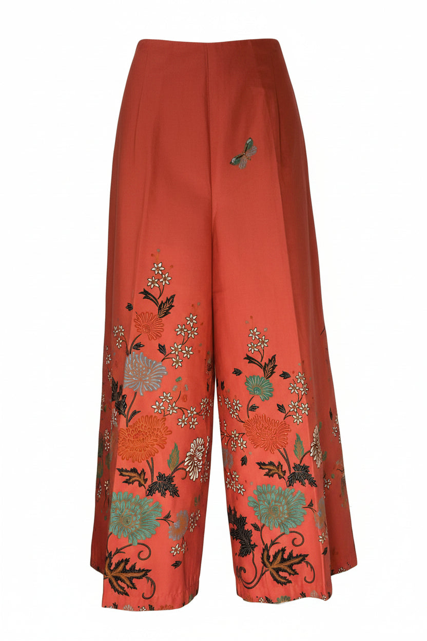 Ladies Batik Pants LBP-XL-ORANGE-5555002