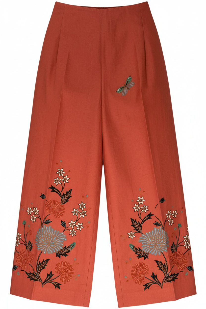 Ladies Batik Pants LBP-XL-ORANGE-5555002