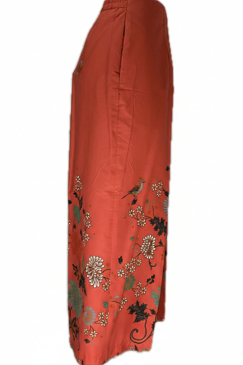 Ladies Batik Pants LBP-XL-ORANGE-5555002