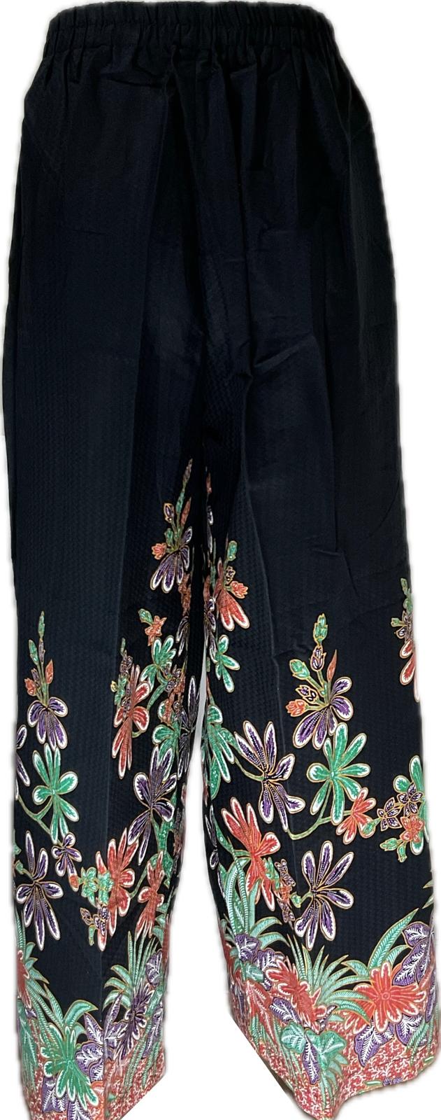 Ladies Batik Pants LBP-XXL-BLACK-55555002