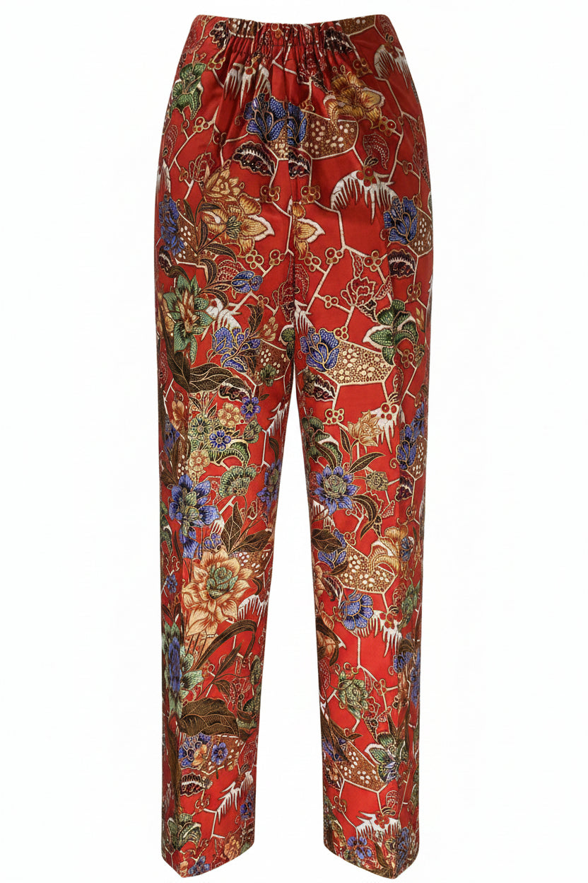 Ladies Batik Pants LBP-XL-ORANGE-5555003