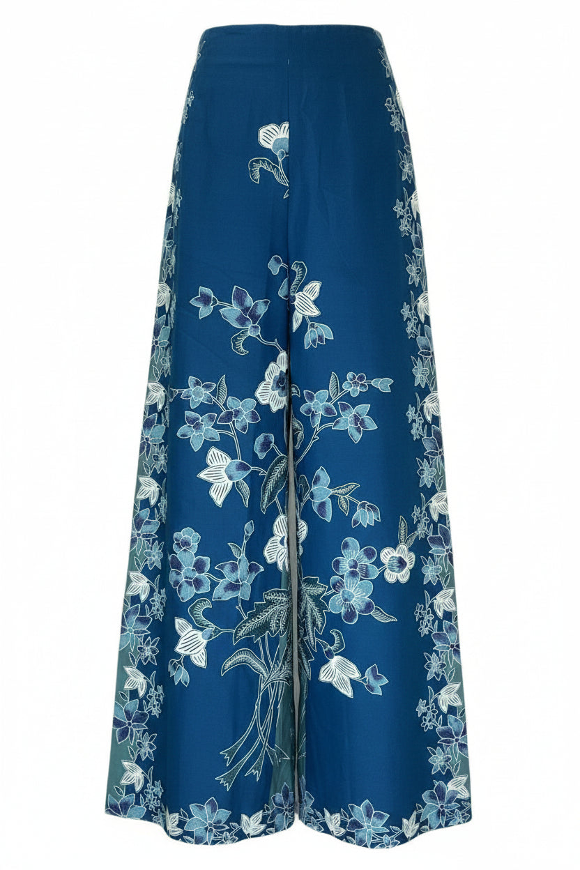 Ladies Batik Pants LBP-M-GREEN-55005