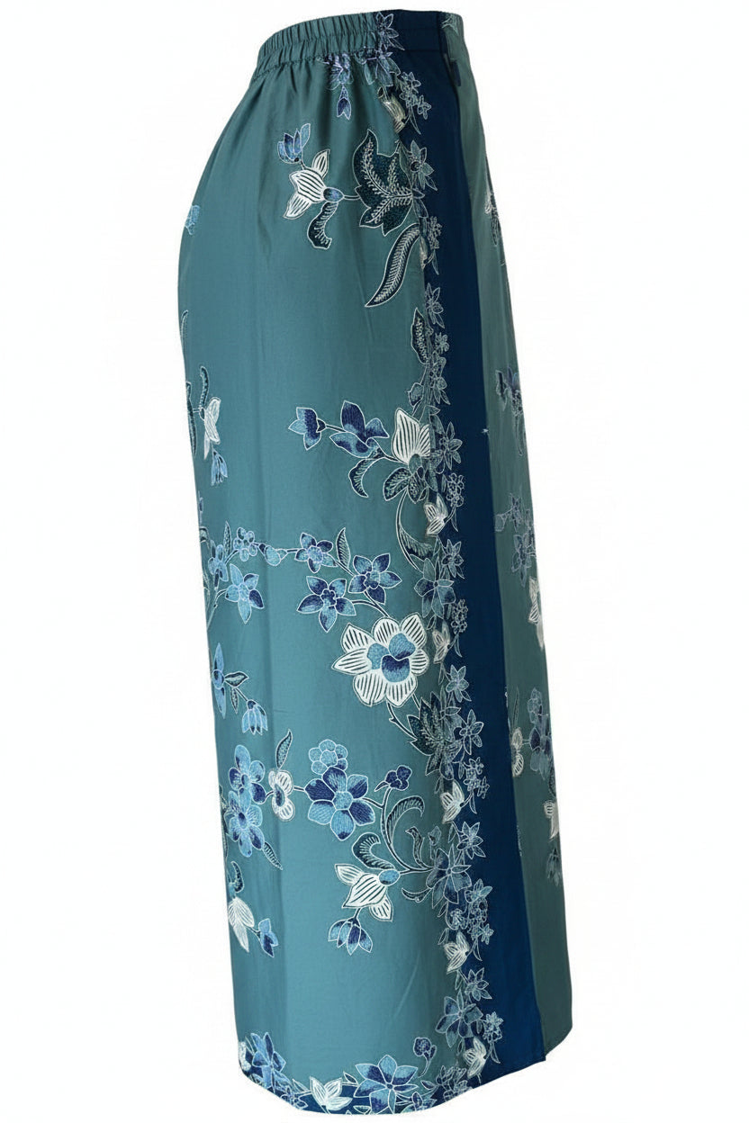 Ladies Batik Pants LBP-M-GREEN-55005