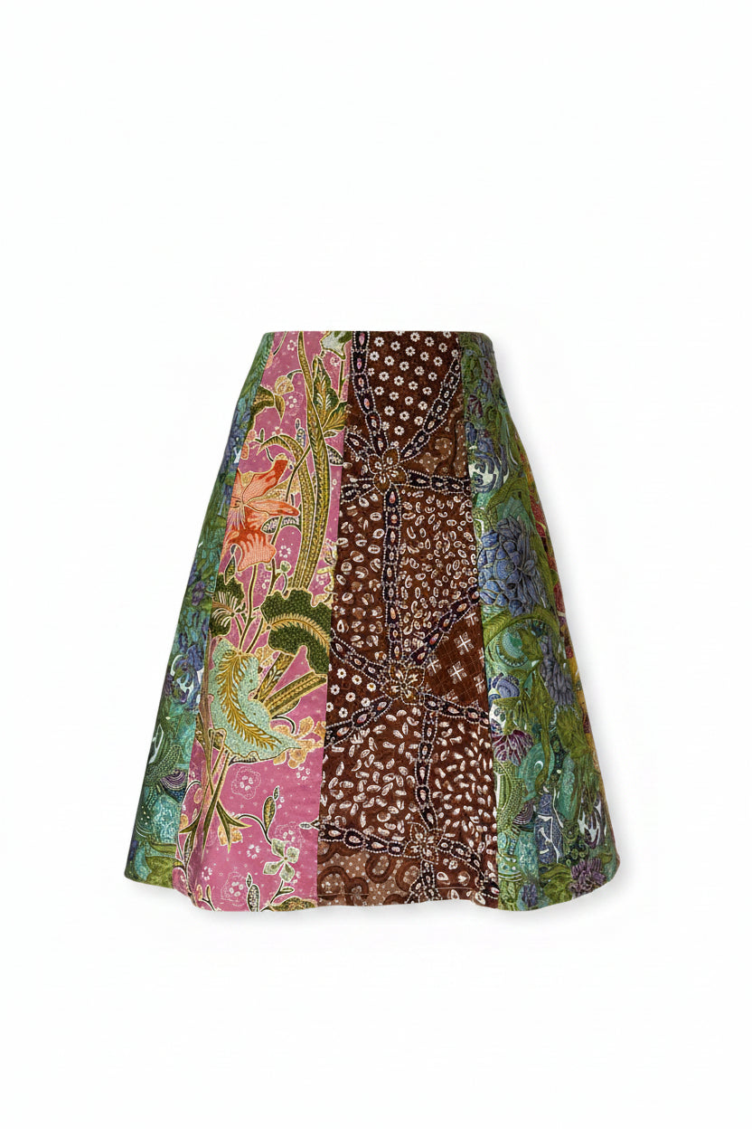 Ladies Batik Skirt LBSS-L-PINK-A11-111001