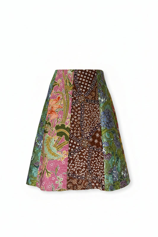 Ladies Batik Skirt LBSS-L-PINK-A11-111001