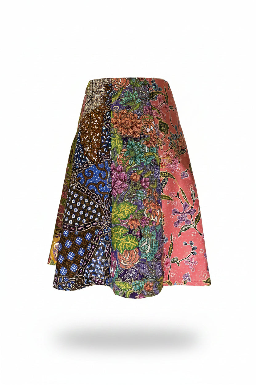 Ladies Batik Skirt LBSS-L-PINK-A11-111001