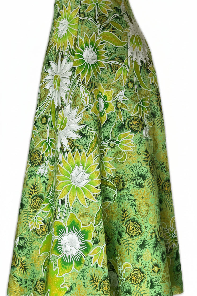 Ladies Batik Skirt LBLS-M-RED-A12-11001