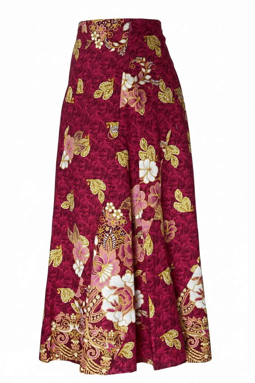 Ladies Batik Skirt LBLS-L-PINK-A12-111002