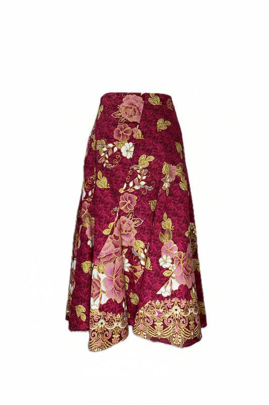 Ladies Batik Skirt LBLS-L-PINK-A12-111002