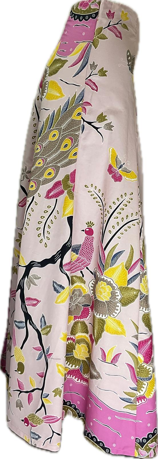 Ladies Batik Skirt LBLS-M-PINK-A13-11001