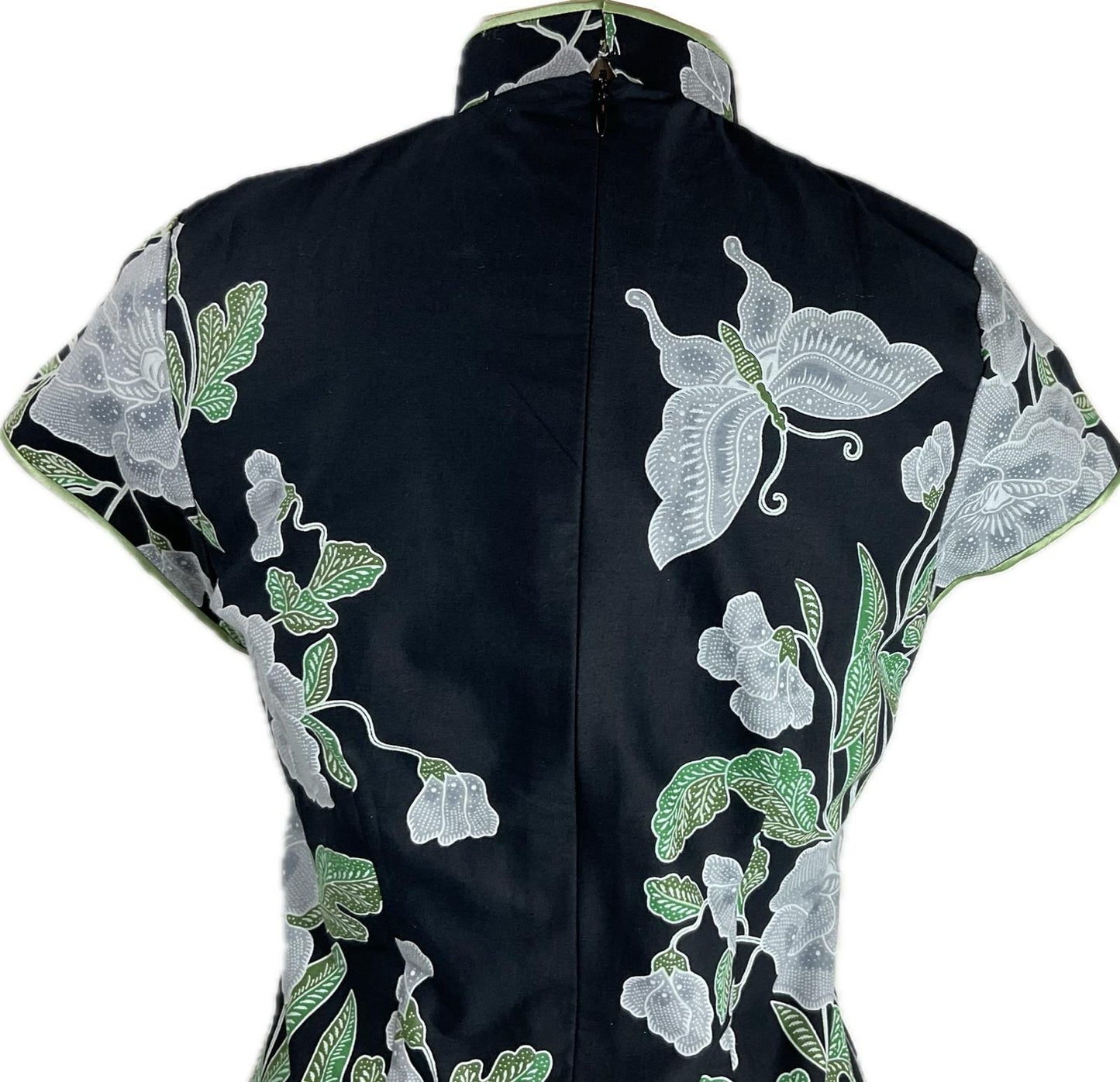 Batik Cheongsam BCS-M-BLACK-A-44006