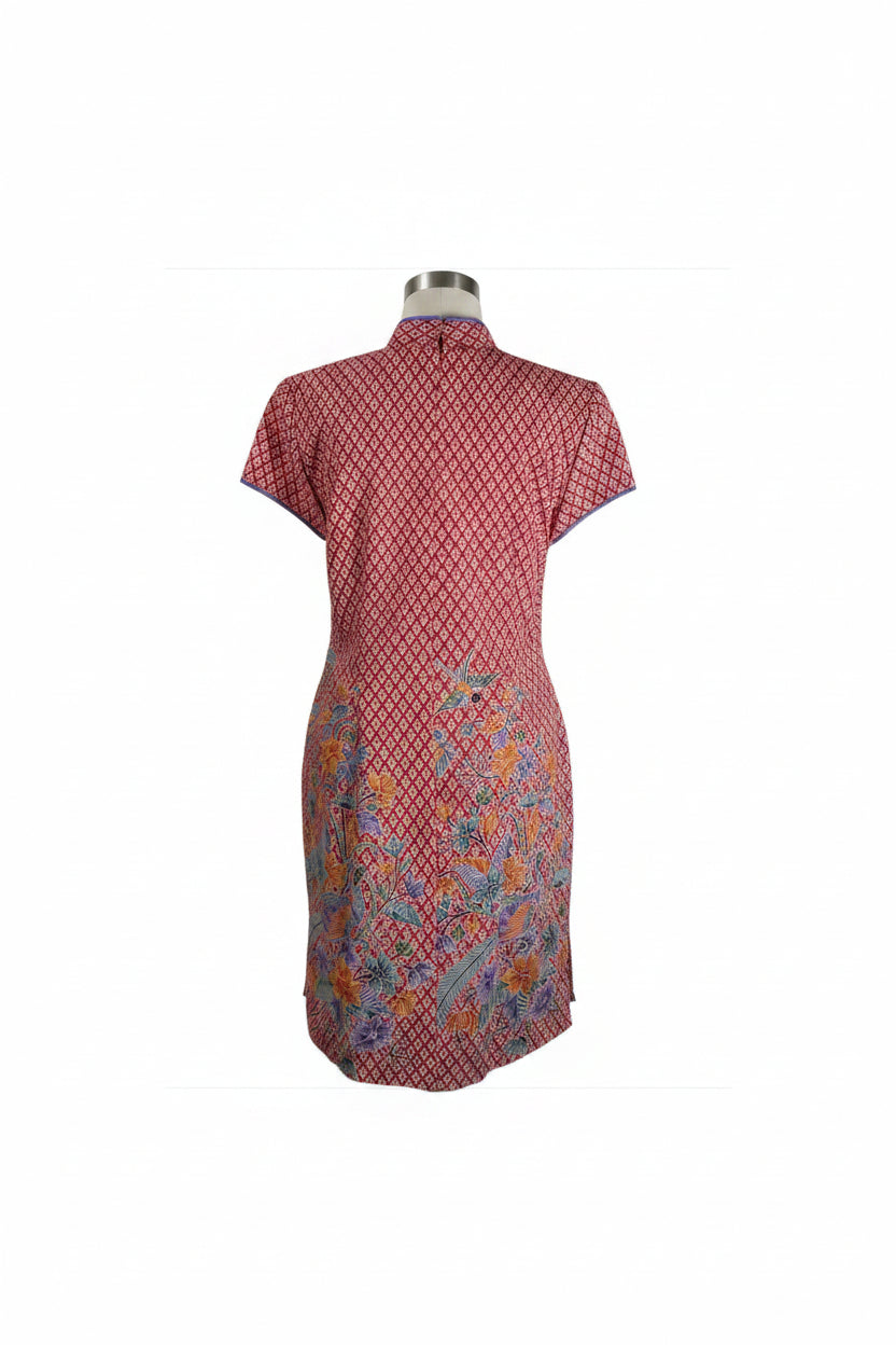 Batik Cheongsam BCS-XL-RED-A-4444001